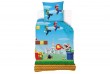 Parure de lit enfant 140x200 cm - 100% Coton - Super Mario Kart