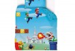 Parure de lit enfant 140x200 cm - 100% Coton - Super Mario Kart