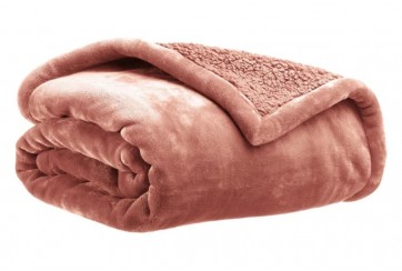 Maxi Plaid Michka 180 x 220 cm - Terracotta