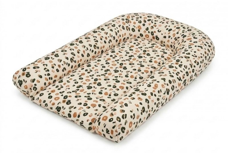 Matelas à langer léopard bébé 45x70 en PU - Made in France
