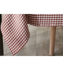 Nappe vichy en 100% gaze de coton - 150x250 cm - vickie