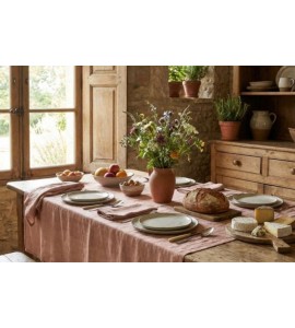 Nappe en lin - Rosalie - 170x250 cm