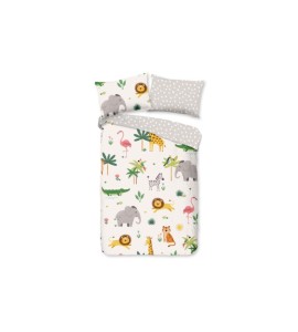 Parure de lit 120x150 kids Good Morning enfant - Jungle