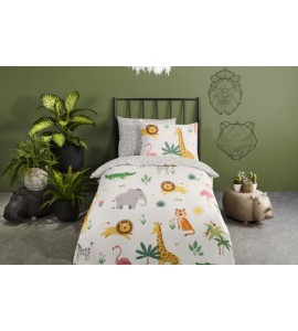 Parure de lit 120x150 kids Good Morning enfant - Jungle