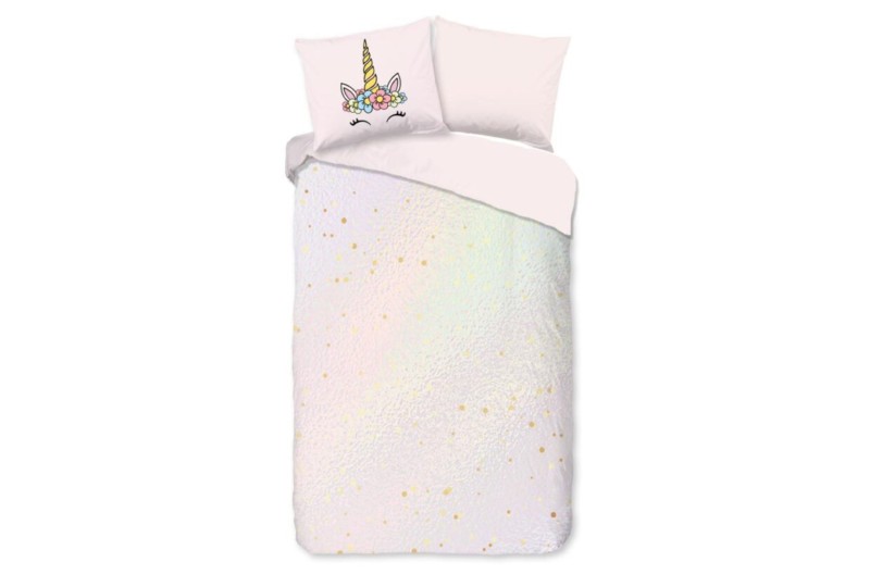 Parure de lit 140x 200 / 220 cm microfibre - Mandy