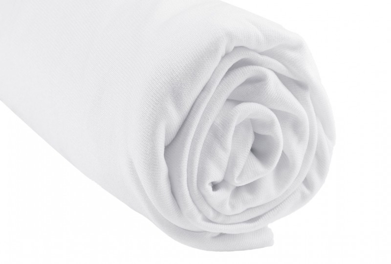 Drap-housse en coton - Blanc - 140 x 190 cm Lot de 2