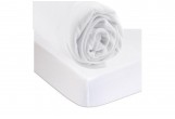 Drap housse 90x140 cm Bambou Blanc + Alèse Éponge Bambou