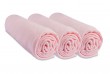 Lot de 3 draps housse 40x80 cm jersey coton