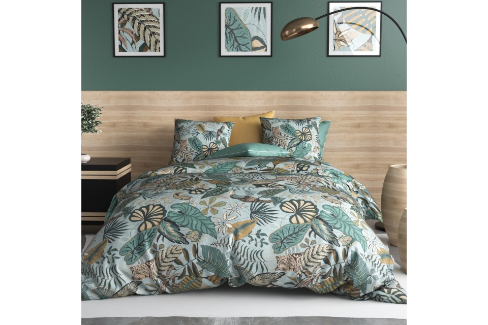 Parure de lit 240x260 cm 100% Coton fils Cancun deux places