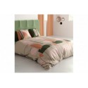 Parure de lit 220x240 cm 100% Coton 57 fils Ely