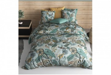 Parure de lit 240x260 cm 100% Coton fils Cancun deux places