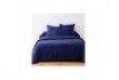 Parure de lit 140x200 cm 100% Coton 57 fils Bleu Marine