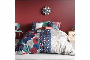 Parure de lit 220x240 cm 100% Coton Agueda deux places