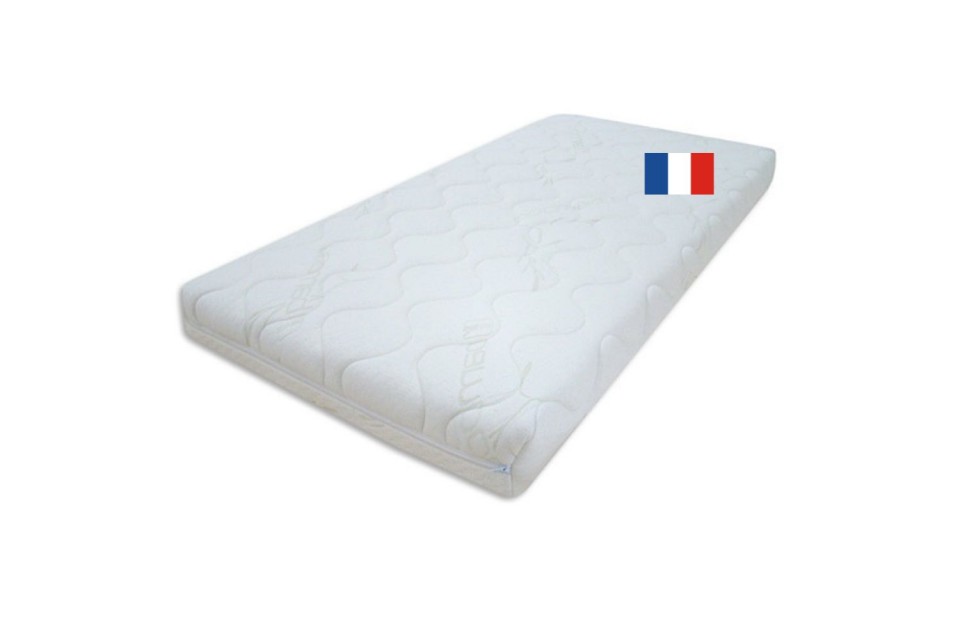 Matelas 60x120 cm climatisé pour lit bébé, enfant fabriqué en France