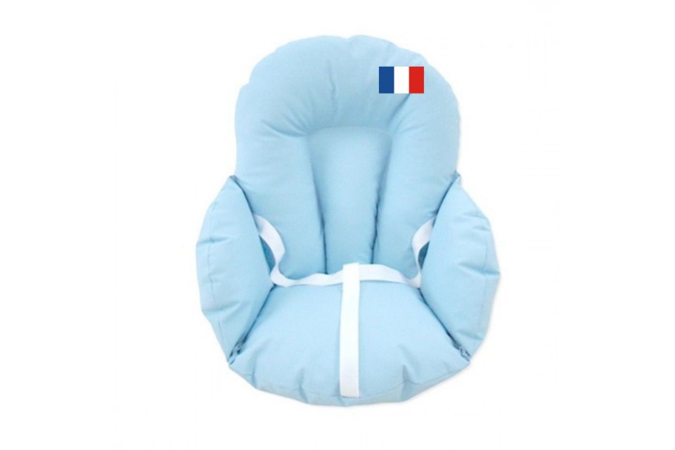 Coussin de chaise haute 100% coton - Fabriqué en France