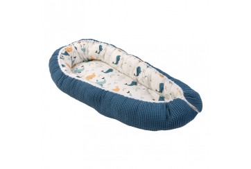 Cocoon bébé, Matelas & Nid d'ange, Réducteur lit "BALEINE BLEUE"
