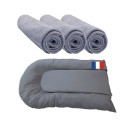 Matelas à langer bébé + 3 Housse matelas GRIS Coton