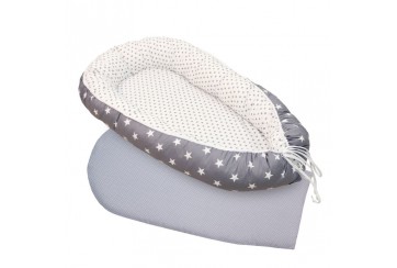Cocoon bébé, Matelas & Nid d'ange, Réducteur lit "BALEINE BLEUE"