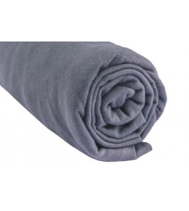 Lot de 3 draps housse jersey coton coloris fille - blanc rose et gris 70x140