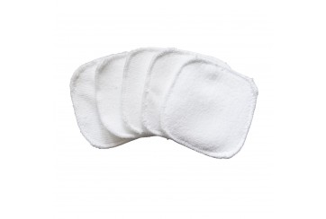 Lot de 5 lingettes démaquillantes lavables en microfibre