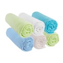 Drap housse 50x100 Bébé Coton OCÉAN (Lot de 6)