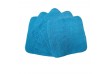 Lingettes lavables coton bio BLEU (Lot de 5)