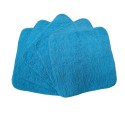 Lingettes lavables coton bio BLEU (Lot de 5)