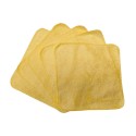 Lingettes lavables bambou JAUNE (Lot de 5)