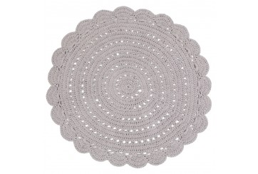 Tapis rond Coton ALMA LIN Diam 120 cm