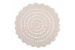 Tapis rond Coton ALMA ECRU D120 cm
