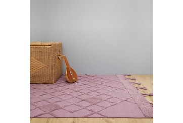 Tapis Coton EEMEE MAUVE 110 X 170 cm