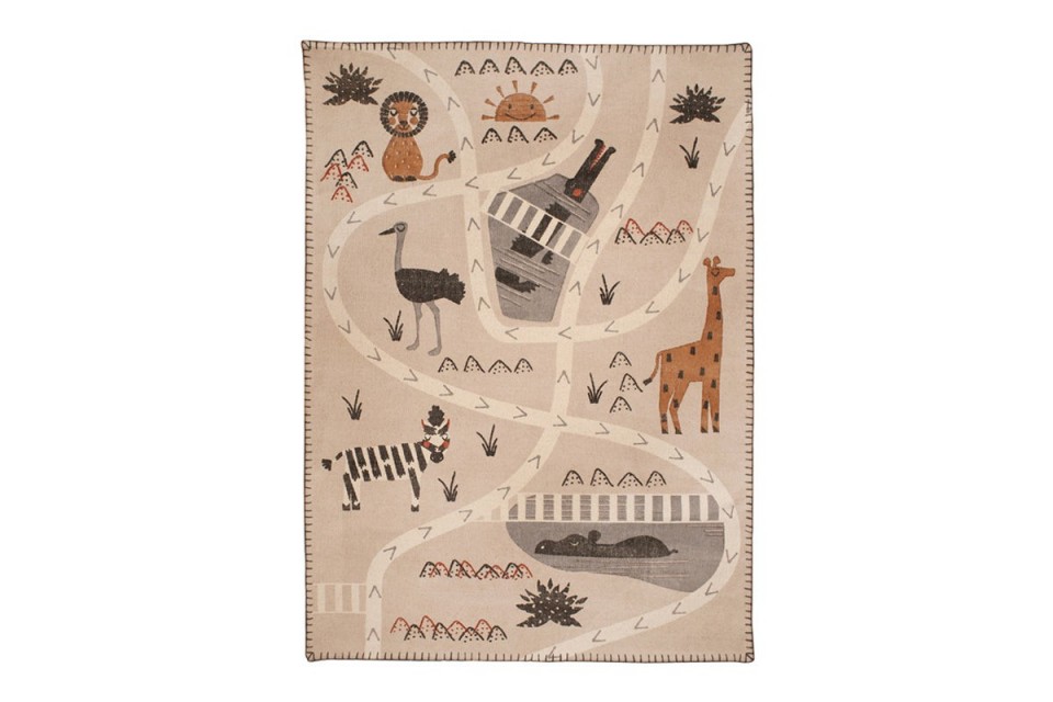 Tapis Coton LITTLE SAVANNAH 100 x 140 cm