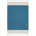 Tapis Coton LUCIA BLEU COLBERT 100 x 150 cm