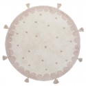 Tapis rond Coton MALLEN Diam 110 cm