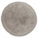 Tapis rond Coton PERLA GREY Diam 110 cm