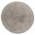 Tapis Coton PERLA GREY Diam 110 cm