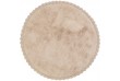Tapis rond Coton PERLA NUDE Diam 110 cm