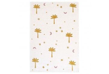 Tapis LITTLE PALM MIEL 120 x 170 cm