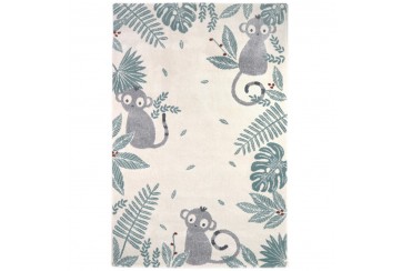 Tapis MONKEY PARADISE GREY M 120 X 170 cm