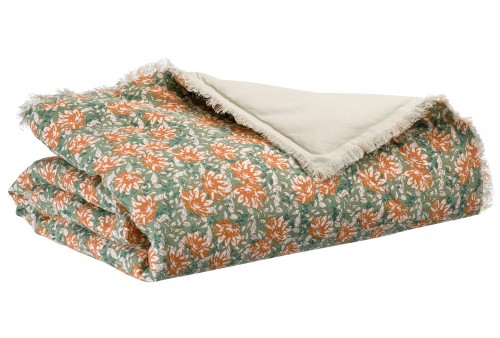 Plaid Uni Fara Coton 135 x 200 cm