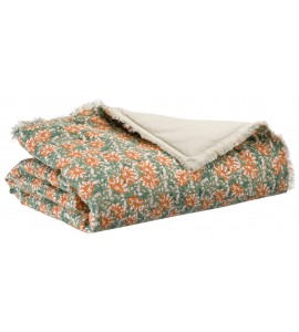 Plaid Uni Fara Coton 135 x 200 cm