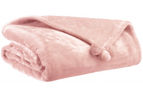 Plaid Tender Pompons 130 x 170 cm