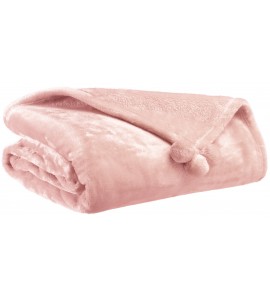 Plaid Tender Pompons 130 x 170 cm