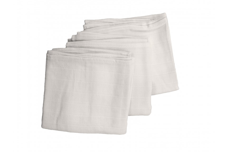 Lot de 3 langes bébé en coton  bio- 70x70 cm