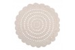 Tapis rond Coton ALMA ECRU D120 cm