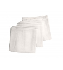 Lot de 3 langes bébé en coton  bio- 70x70 cm