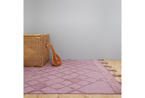 Tapis Coton EEMEE MAUVE 110 X 170 cm