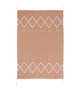 Tapis Coton MALLORCA ROSE ARGILE 100 x 150 cm