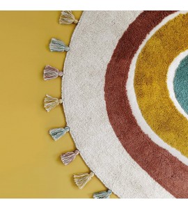 Tapis rond Coton RAINBOW D110 cm