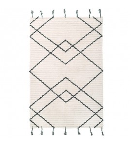 Tapis Coton VIKTOR BLACK S 100 x 150 cm